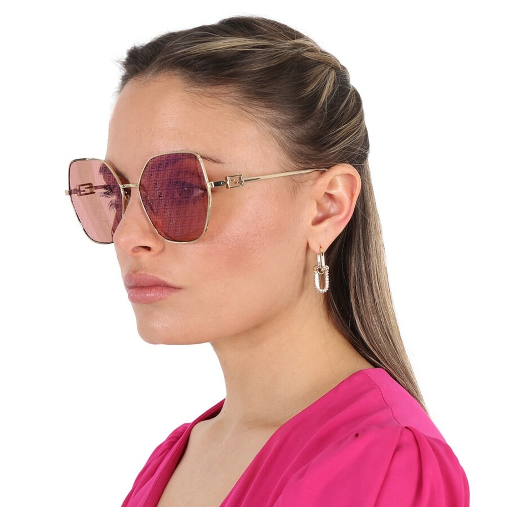 Fendi Sunglasses with Monogram Lenses